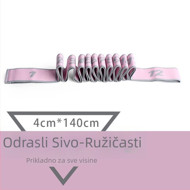 Fenzhi Elastična traka za istezanje leđa i ramena – segmentirana joga/pilates otporna traka