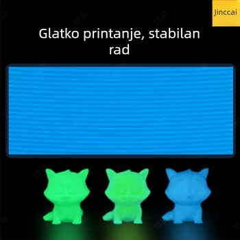 PLA 3D tiskani materijal, filament 1.75 mm, FDM, univerzalna kompatibilnost pisača, visoka brzina