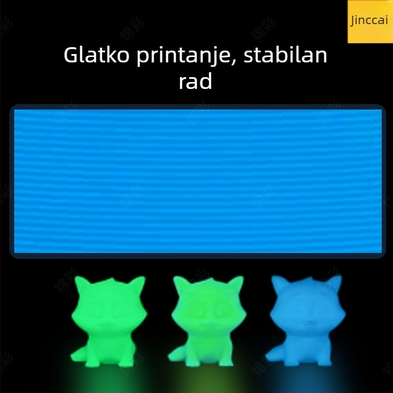 PLA 3D tiskani materijal, filament 1.75 mm, FDM, univerzalna kompatibilnost pisača, visoka brzina