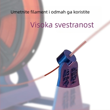 Univerzalni držač filamenta za 3D printere — kapacitet špule 1–3 kg, PETG materijal, težina 380 g