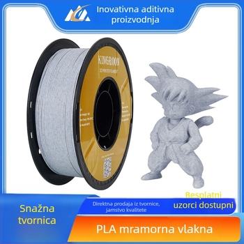 PLA mermer vlakno za 3D pisače, promjer 1,75 mm, 1 kg, marka Chuangzhi