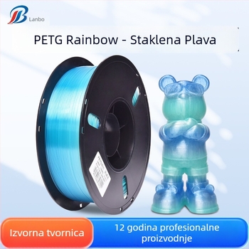 Rambo PETG filament za 3D ispis, visoka čvrstoća i otpornost na vremenske uvjete, 1 kg, kružni presjek, za 3D pisače