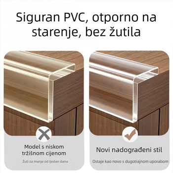 Trake za zaštitu kutova dječjeg stola - bez ljepila, meki zaštitni rub, sigurnost djece, marka Xuyu Strength Factory, bez uvoza