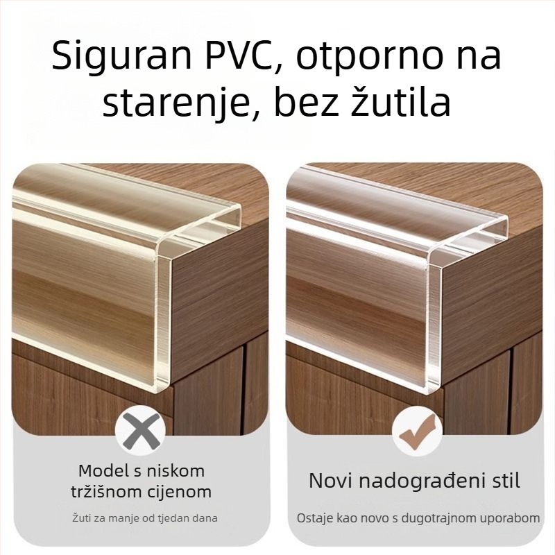 Trake za zaštitu kutova dječjeg stola - bez ljepila, meki zaštitni rub, sigurnost djece, marka Xuyu Strength Factory, bez uvoza