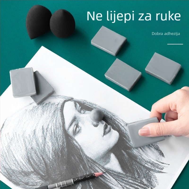 Pengyi KSXP Plastna Mekana Guma za Skiciranje, Četverokutnog Oblika, Unisex, Uzrast 6-18