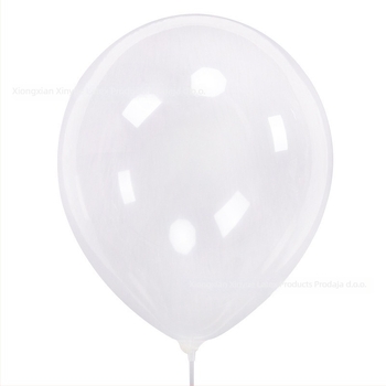 Prozirni latex dekorativni okrugli balon s isprintanim logom, pogodan za ukrašavanje rođendana i vjenčanja