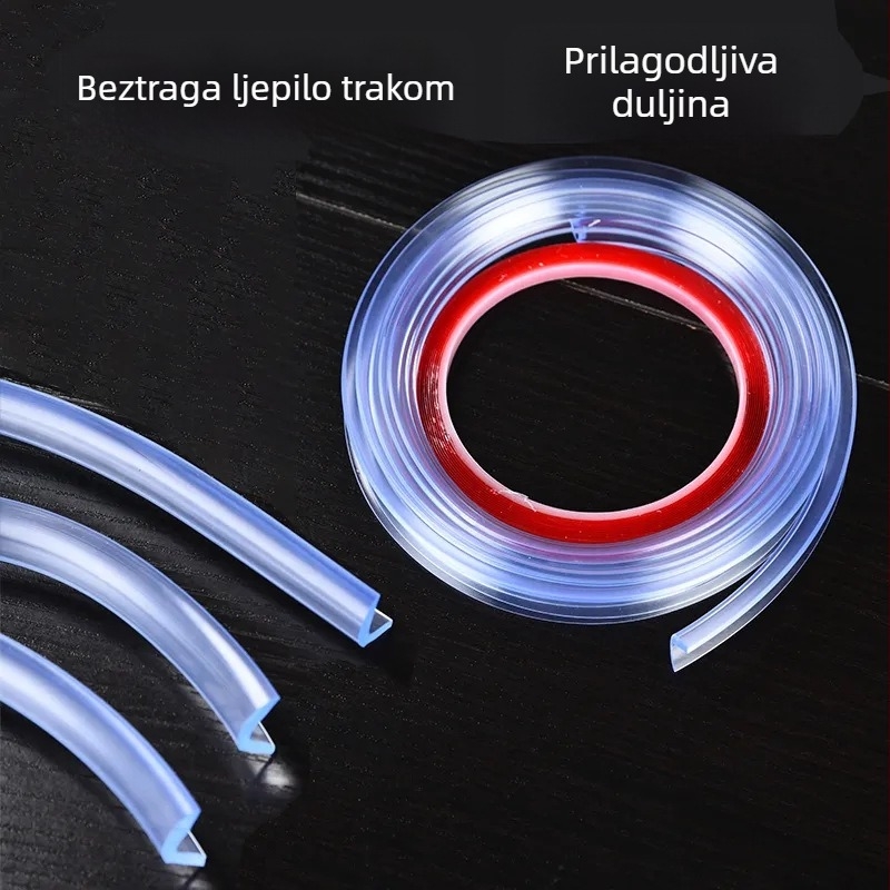 L-oblik dječji prozirni zaštitnik za rub stola, mekan PVC, zaštita od sudara, 233 komada u pakiranju