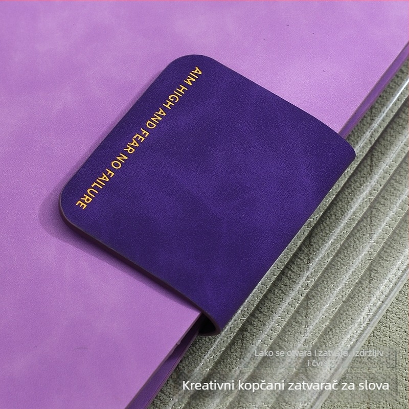 Bilježnica s Loose-Leaf povezom Faramon, PU kožna korica, Daolin papir 100 gsm, 100–200 stranica