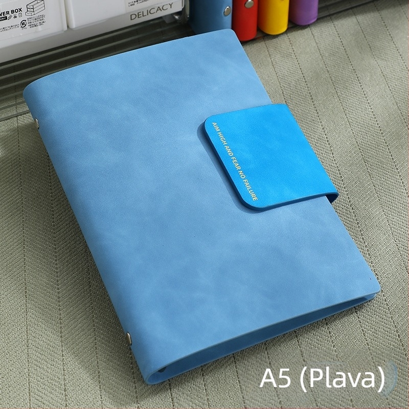 Bilježnica s Loose-Leaf povezom Faramon, PU kožna korica, Daolin papir 100 gsm, 100–200 stranica