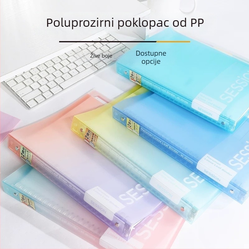 Manlewen F310 Debeli hrb, bilježnica s rastavljivim listovima, 120 stranica, dvostruki indeks