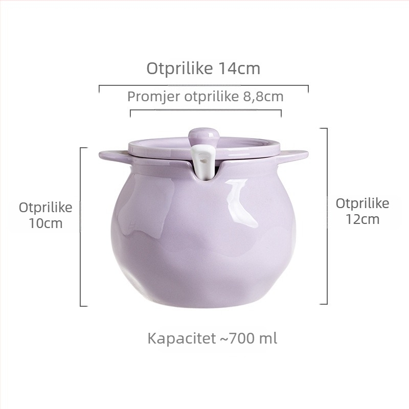 Set keramičkih posuda za začine s poklopcima – za čvrste začine, vrhunska kvaliteta