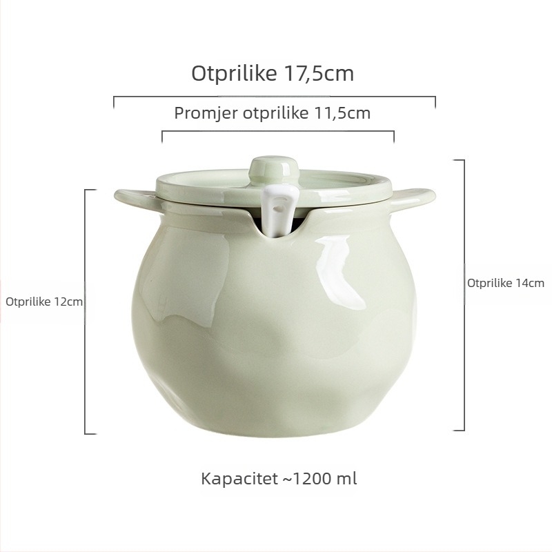 Set keramičkih posuda za začine s poklopcima – za čvrste začine, vrhunska kvaliteta