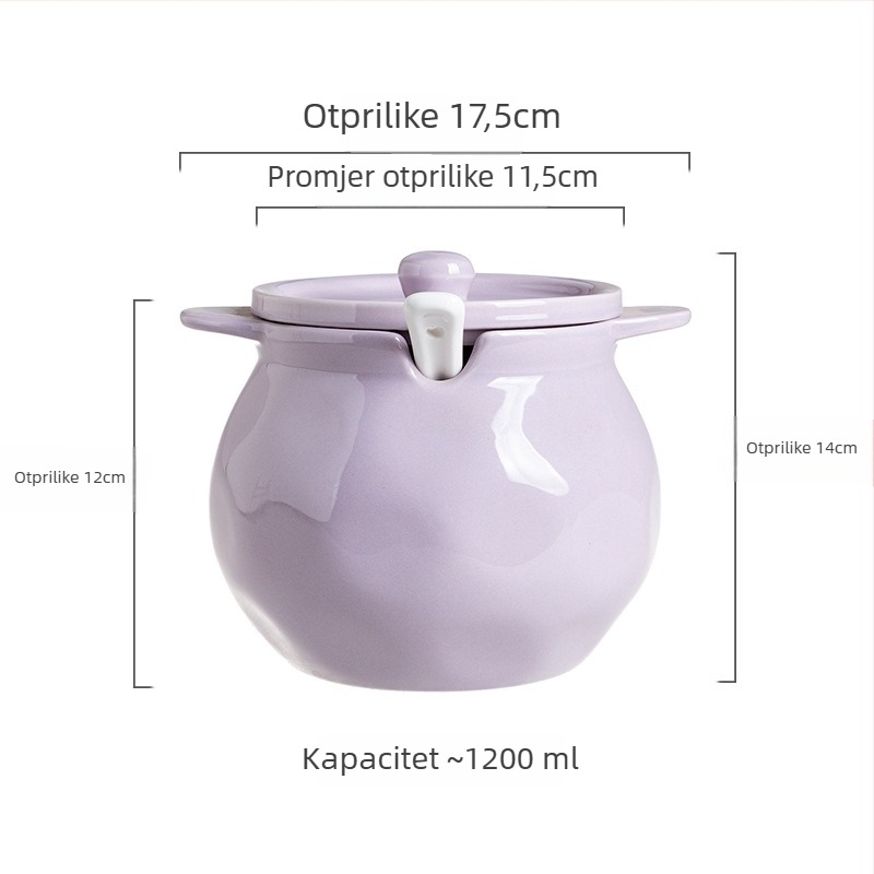 Set keramičkih posuda za začine s poklopcima – za čvrste začine, vrhunska kvaliteta