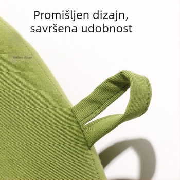 U oblik jastuk za vrat s punjenjem od čestica pjene, tkivo od pamuka, moderan minimalistički stil, za odrasle