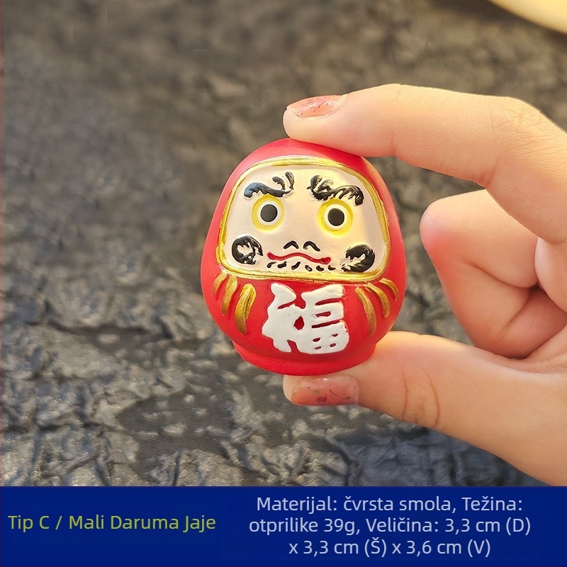 Shiyinzhai Maneki-neko od smole, stolna dekoracija, crtani stil