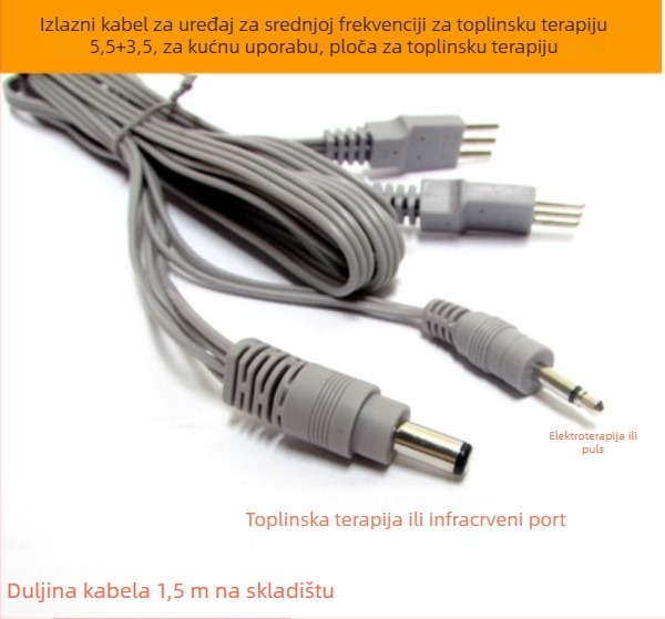 Masažne papuče s terapijom svjetlosnim valovima i priloženim elektrodama — Model LQ-LP146, Brand Neutral