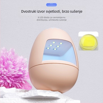 Prijenosna mini lampa za nokte za brzo sušenje gel laka, Mokaruyin magic card, model Golden egg mier style, kompaktno kućno korištenje