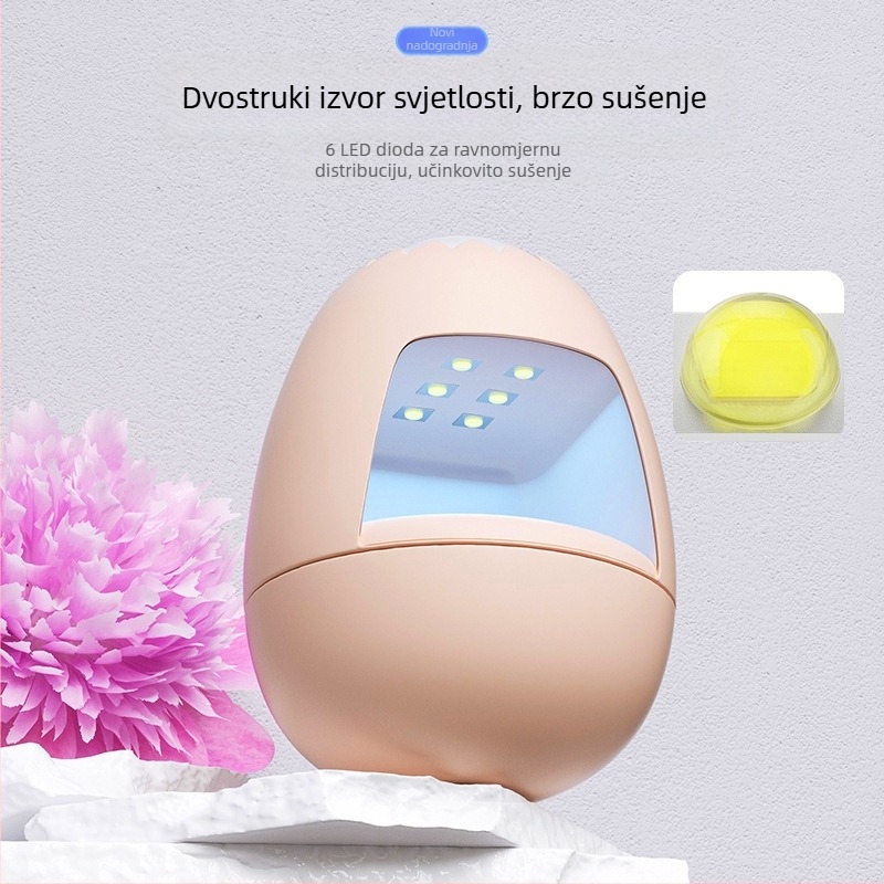 Prijenosna mini lampa za nokte za brzo sušenje gel laka, Mokaruyin magic card, model Golden egg mier style, kompaktno kućno korištenje