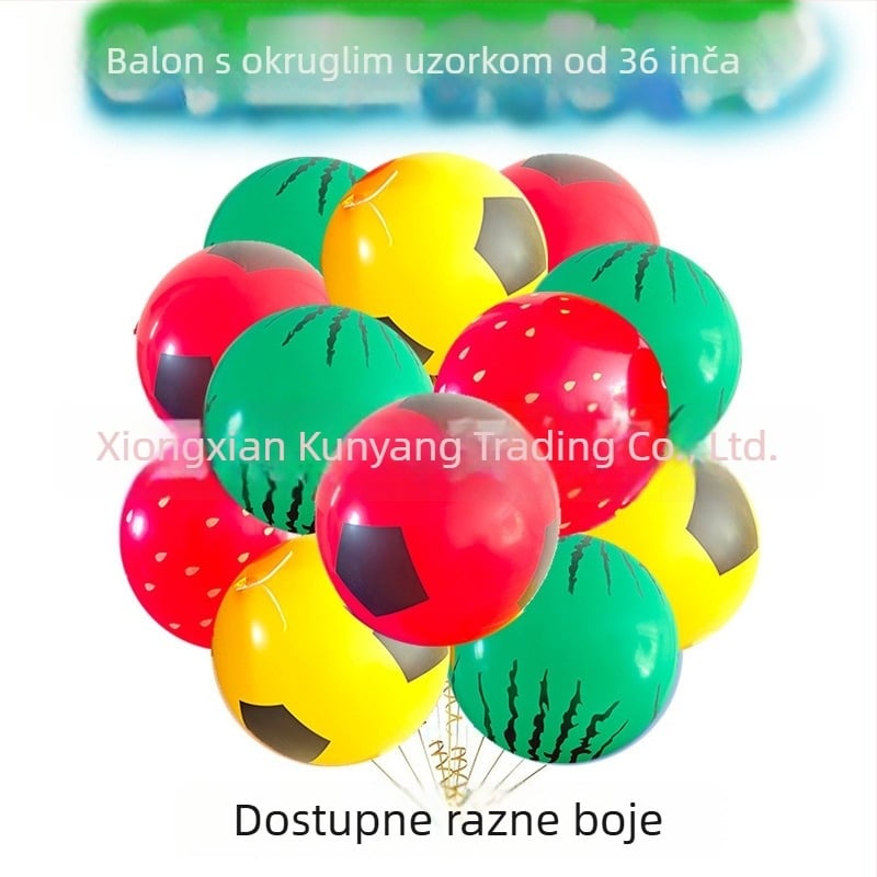 Latexni okrugli balon – igračka, pogodna za rođendane, vjenčanja i ulične štandove