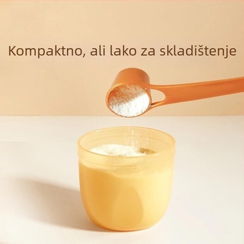Kutija za dječje mlijeko u prahu - prijenosna, zatvorena staklenka, prehrambena kvaliteta, mali kapacitet, Golden boy baby, za uzrast 0-3 godina