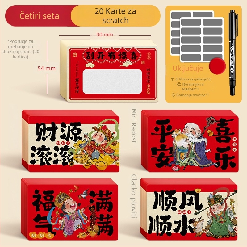 Set rekvizita za igre – Godina Konja 2026 za obiteljska okupljanja i proslavu proljeća – Tuantuanxi BY-JQ26020-JY, Kineski stil