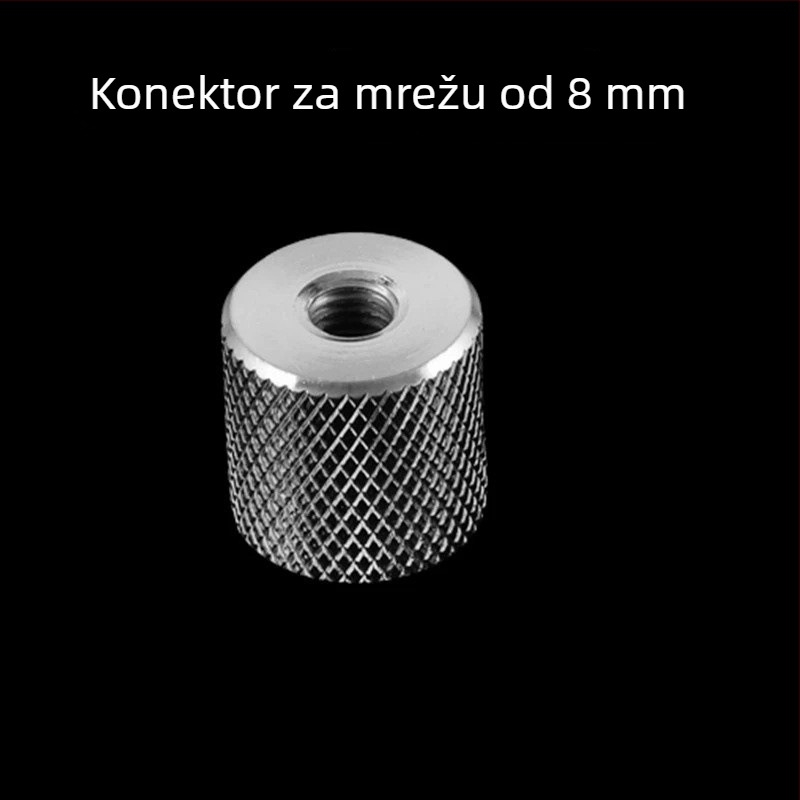 Metalan štap za veliku mrežu s twistom, za branje voća s visine; materijal: metal; težina 225–313 g ovisno o konfiguraciji; dijelovi se mogu slobodno kombinirati; nije skalabilno