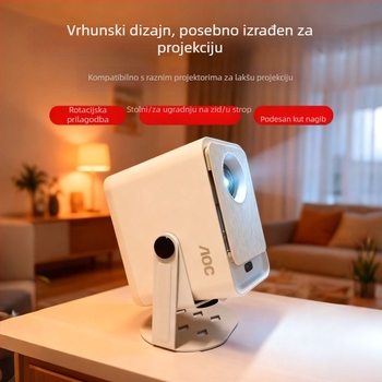 Okretni nosač projektora za kućnu upotrebu – univerzalni držač za zid/stol/strop, metal