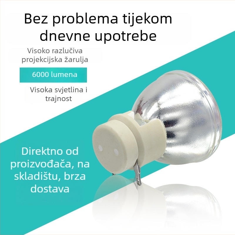 Projektorska lampica VIP180/0.8E20.8, kompatibilna s Acer, BenQ i ViewSonic, vijek lampe 4000 sati, jamstvo 100 dana