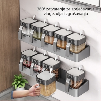 Yi Guard Zidni držač začina i regaľ za posude — moderan minimalistički dizajn, prilagodljiv, izlazi ljeto 2024