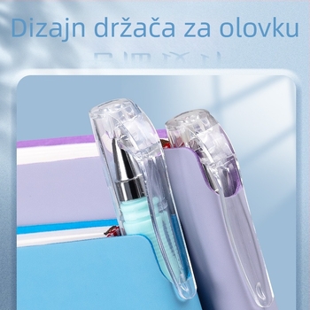 Jiaxun Knjiga Zadaća – Kvadratni Prenosivi Bilježnik za Osnovnu Školu, Koža od imitirane kože, 50–100 Stranica, Uredski Stil