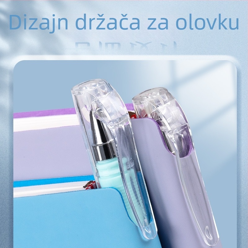 Jiaxun Knjiga Zadaća – Kvadratni Prenosivi Bilježnik za Osnovnu Školu, Koža od imitirane kože, 50–100 Stranica, Uredski Stil