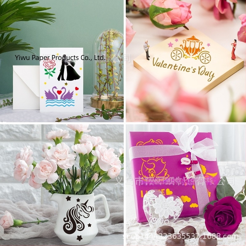 DIY fotoalbum za parove s temom abecede (izrezani dizajn) - PET materijal, Brand Extension depth, IP odobrenje: Ne, Uvoz: Ne, Privatna oznaka: Ne