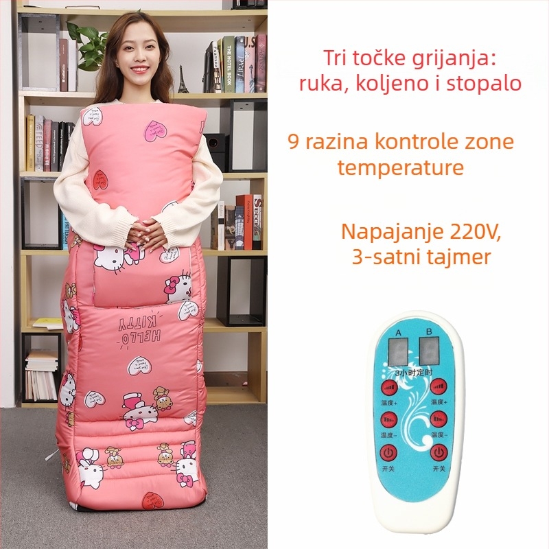 Papuče s grijanom uložkom USB – muške kućne papuče od prave kože Xiang Nuanyi