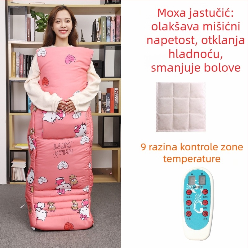 Papuče s grijanom uložkom USB – muške kućne papuče od prave kože Xiang Nuanyi