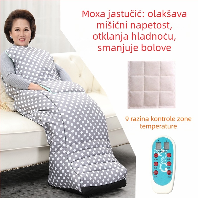 Papuče s grijanom uložkom USB – muške kućne papuče od prave kože Xiang Nuanyi