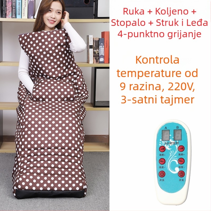 Papuče s grijanom uložkom USB – muške kućne papuče od prave kože Xiang Nuanyi