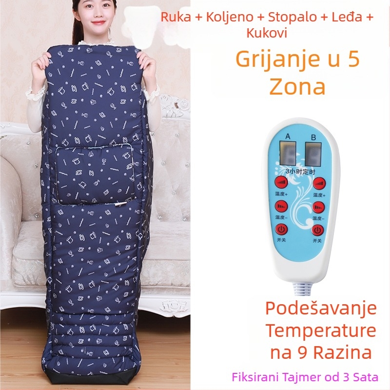 Papuče s grijanom uložkom USB – muške kućne papuče od prave kože Xiang Nuanyi