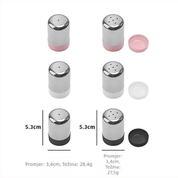 Posuda za začine (Materijal: PP+430; Čvrste začinske vrste; Stil: Moderno jednostavno; Otisak logotipa: Da; Prilagodba obrade: Da)