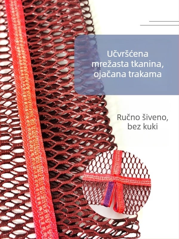 Najlon mreža za lov ribe s premazom ljepila – protiv zaplitanja, bez prstena, veliki ulov