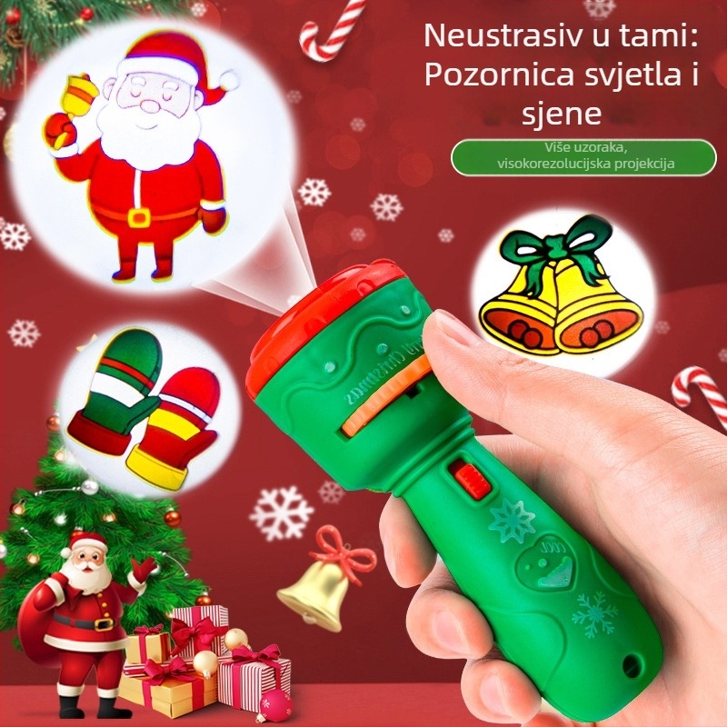 Projekcijska igračka – ručna svjetlosna projekcija za djecu — Materijal: plast/guma; Pogodno za uzrast 4–6 godina; 3C kod: 2023152202045704; Artikal: 5588