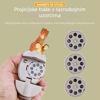 Projekcijska LED igračka s zvjezdanim nebom za djecu 0–3 godine, edukativna interaktivna priča za laku noć