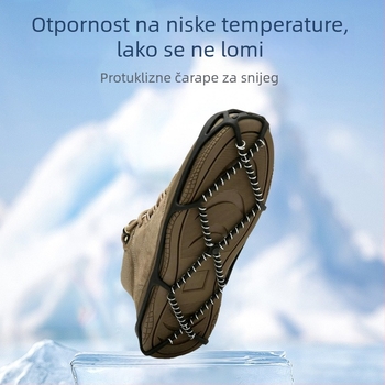 Silikonski opružni kramponi za snijeg i blato, navlake za cipele s protukliznim učinkom, otporni na hladnoću i habanje