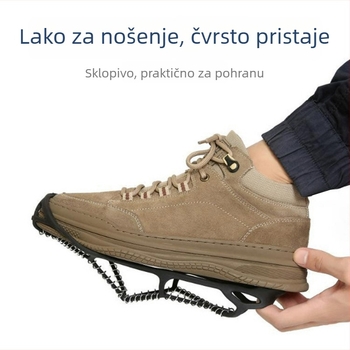 Silikonski opružni kramponi za snijeg i blato, navlake za cipele s protukliznim učinkom, otporni na hladnoću i habanje