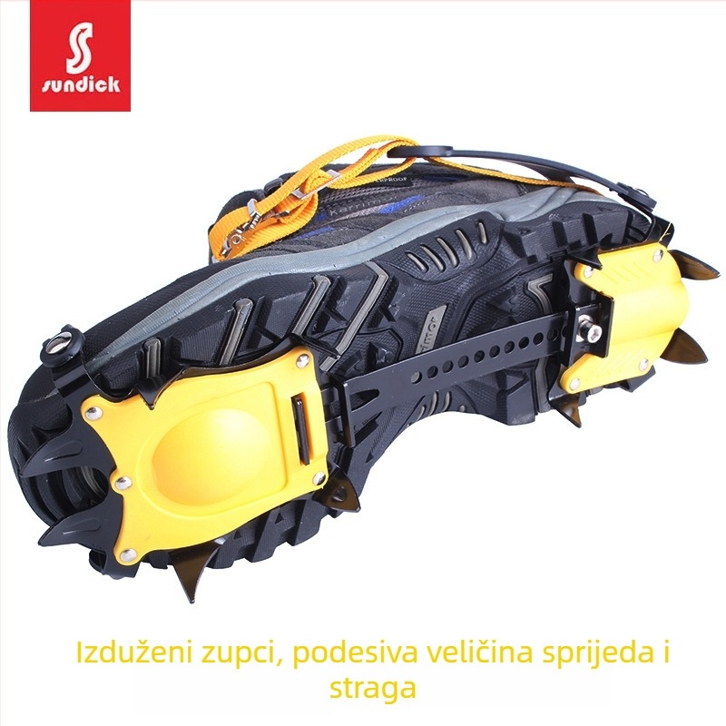 Prilagodljivi ledeni kramponi s 10 zubima, mangan čelik