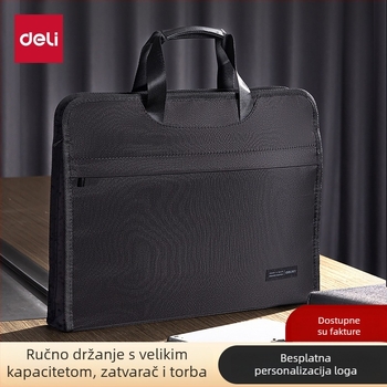 Torba za uredske skladištenje sa zipom | Oxford platno | pravokutnog oblika | težina 0,25 kg | Mogućnost otiska logotipa
