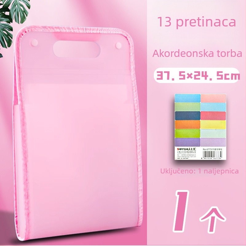 Accordion torba za dokumente s 13 pretinaca, PP materijal, marka Found, proizvođač Yaxing