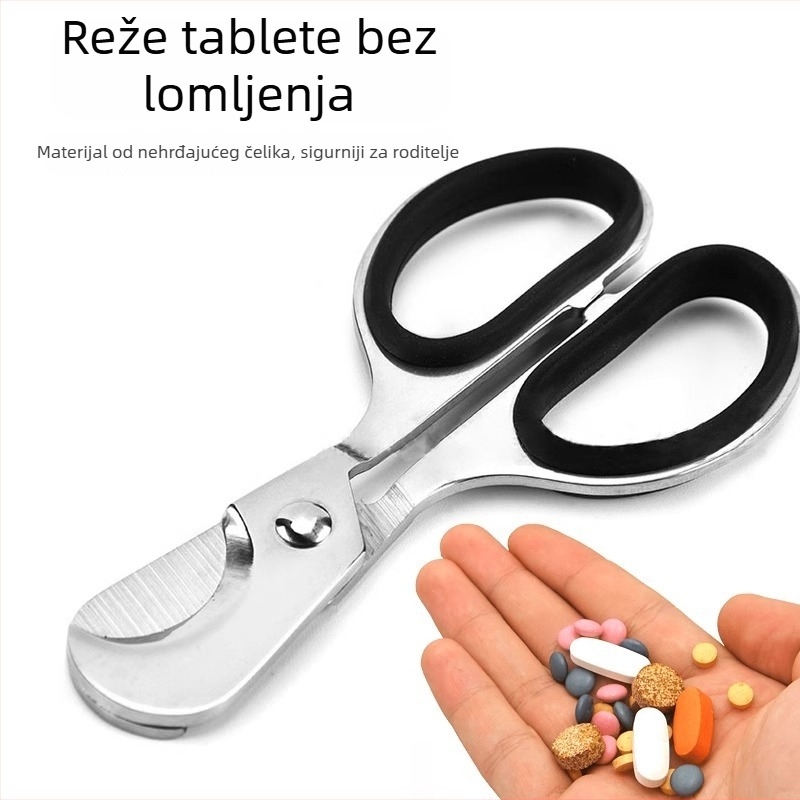 Set pribora za cigare iz nehrđajućeg čelika s oglednom završnom obradom: uključuje kliješte za cigare, upaljač, tablete moxa, prijenosni rezač i dvostrano oštre škare