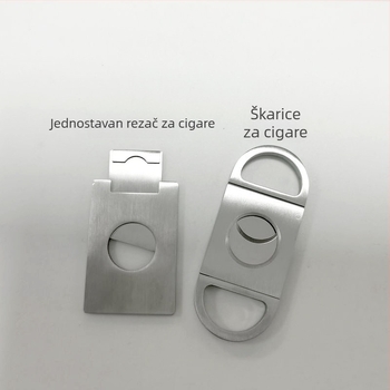 Rezač cigare - nehrđajući čelik, prijenosno, ručno, jednostavan dizajn, perforator