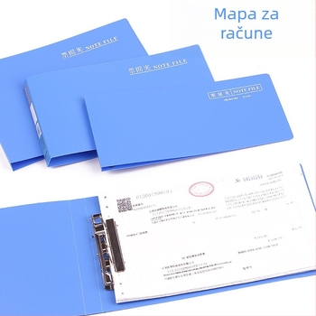Klip Kang Bai PP za račune — modeli B3591/B3592/B3593 (s kutijom), B3596; materijal: PP; tip: jednostrani klip; pogodan za račune