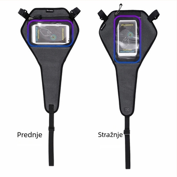 Pojas za znojenje s džepom za telefon za vožnju biciklom – poliester, kompatibilan s 6.5-inčnim telefonom, unisex, WEST BIKING dodatak za bicikl